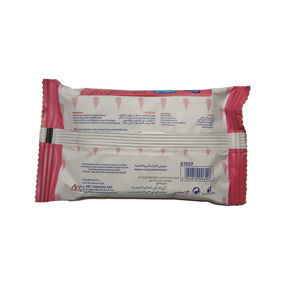 Baby Wipes 12's Travel Pack