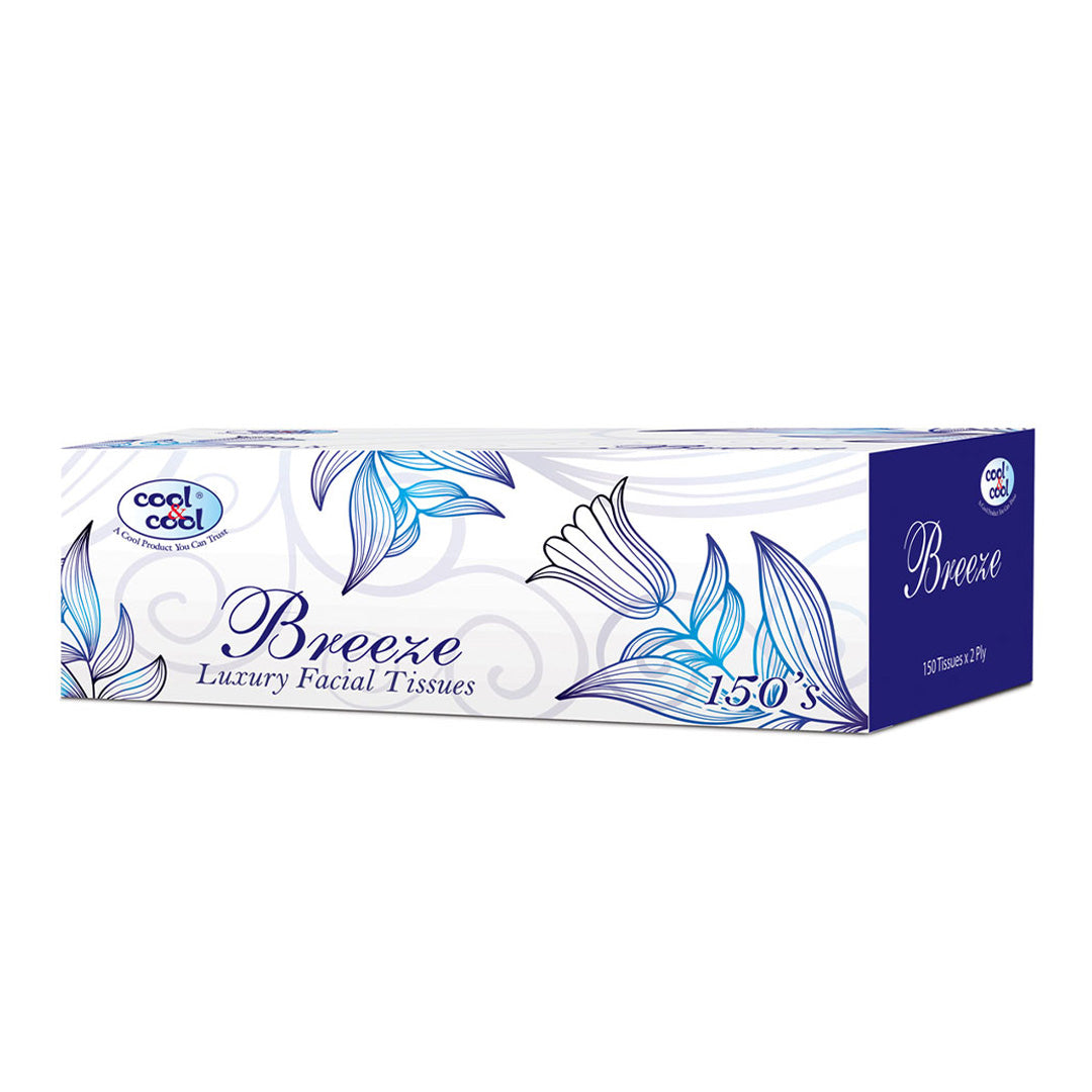 Breeze Facial Tissues Pop Up 150's