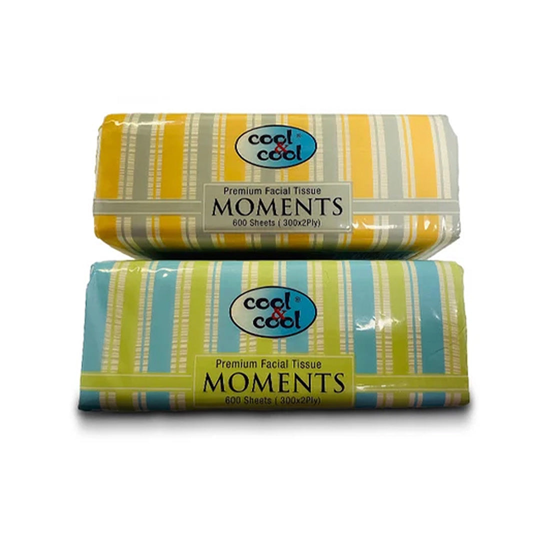 Moments Soft Pack Tissues 600's