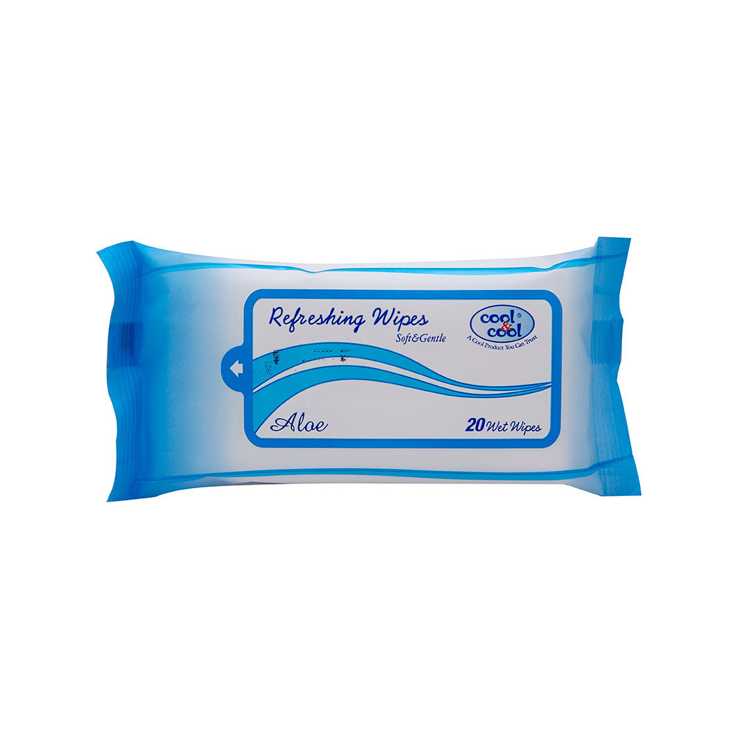 Aloe Refreshing Wipes Soft & Gentle 20's