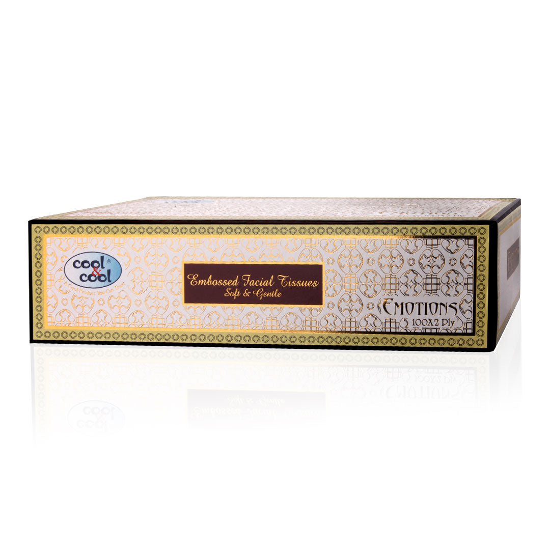 Embossed Facial Tissues / Emotions 100's