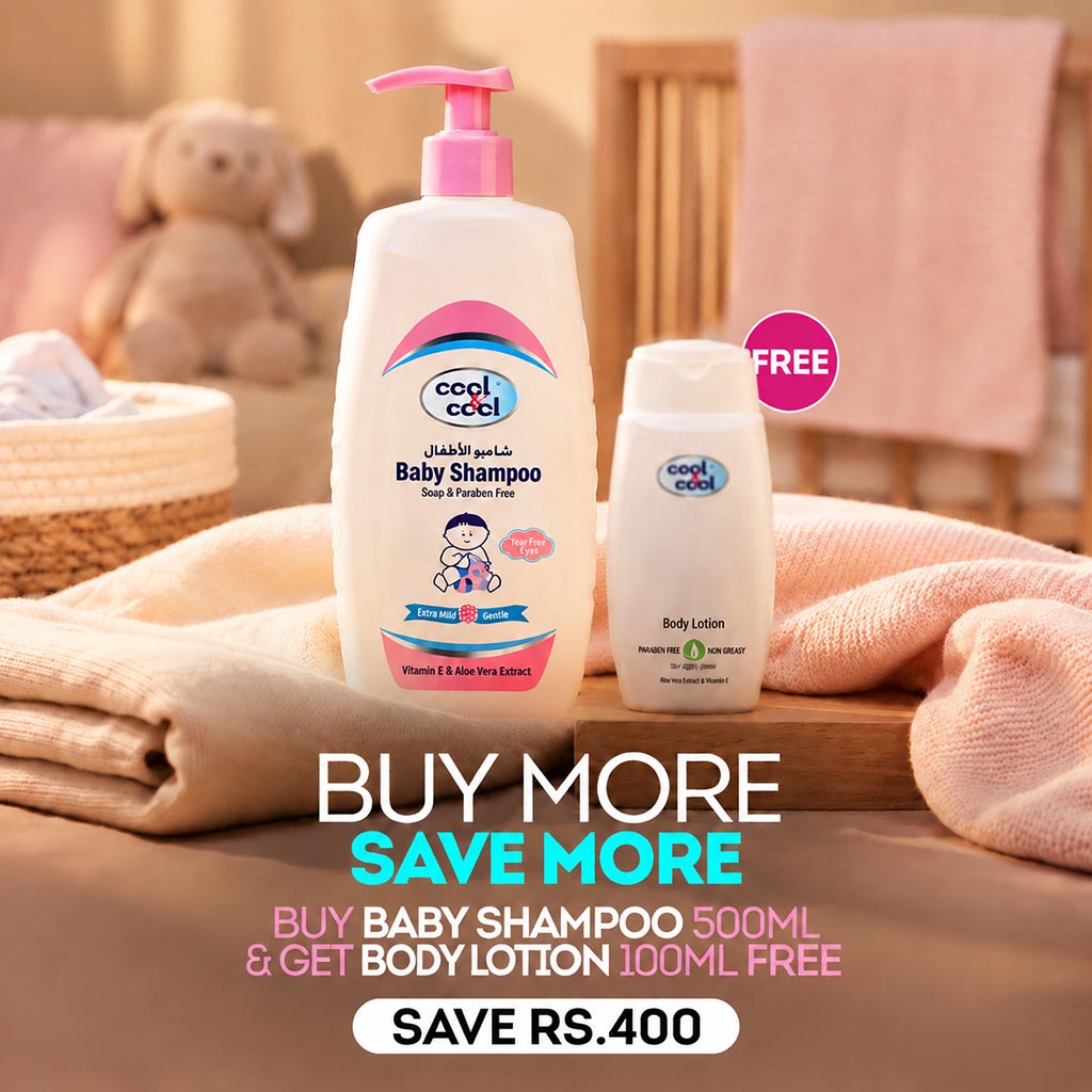 Buy Baby Shampoo 500 ML & Get Body Lotion 100 ML Free