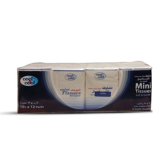 Compact Mini Tissues 12 Pack
