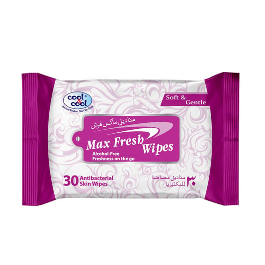 Max Fresh Wipes 30's