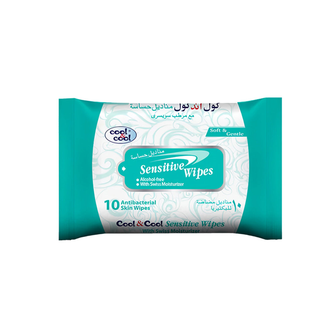 Sensitive Wipes 10's