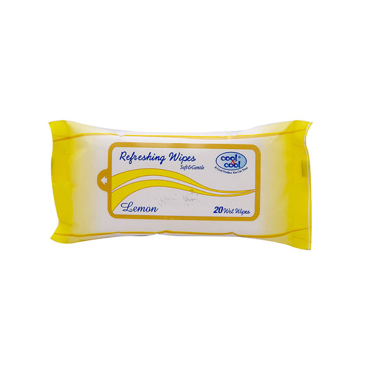 Lemon Refreshing Wipes Soft & Gentle 20's