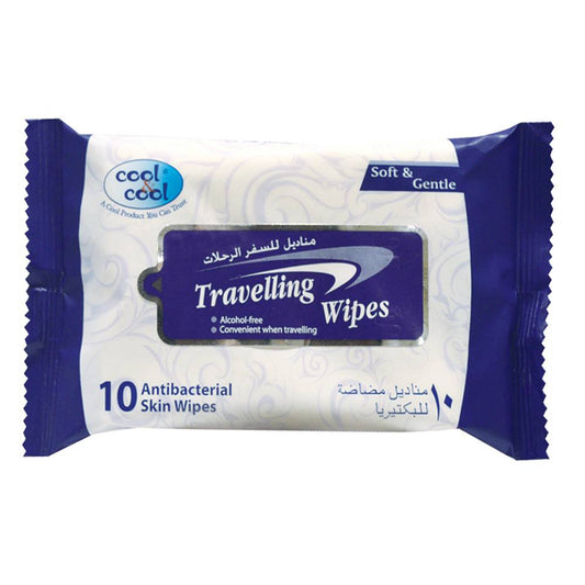 Travelling Wipes 10's