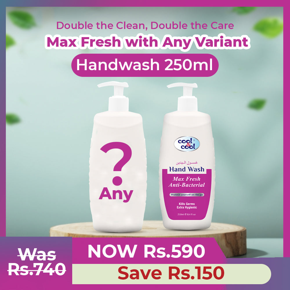 Max Fresh with Any Variant combo (Handwash 250ml)