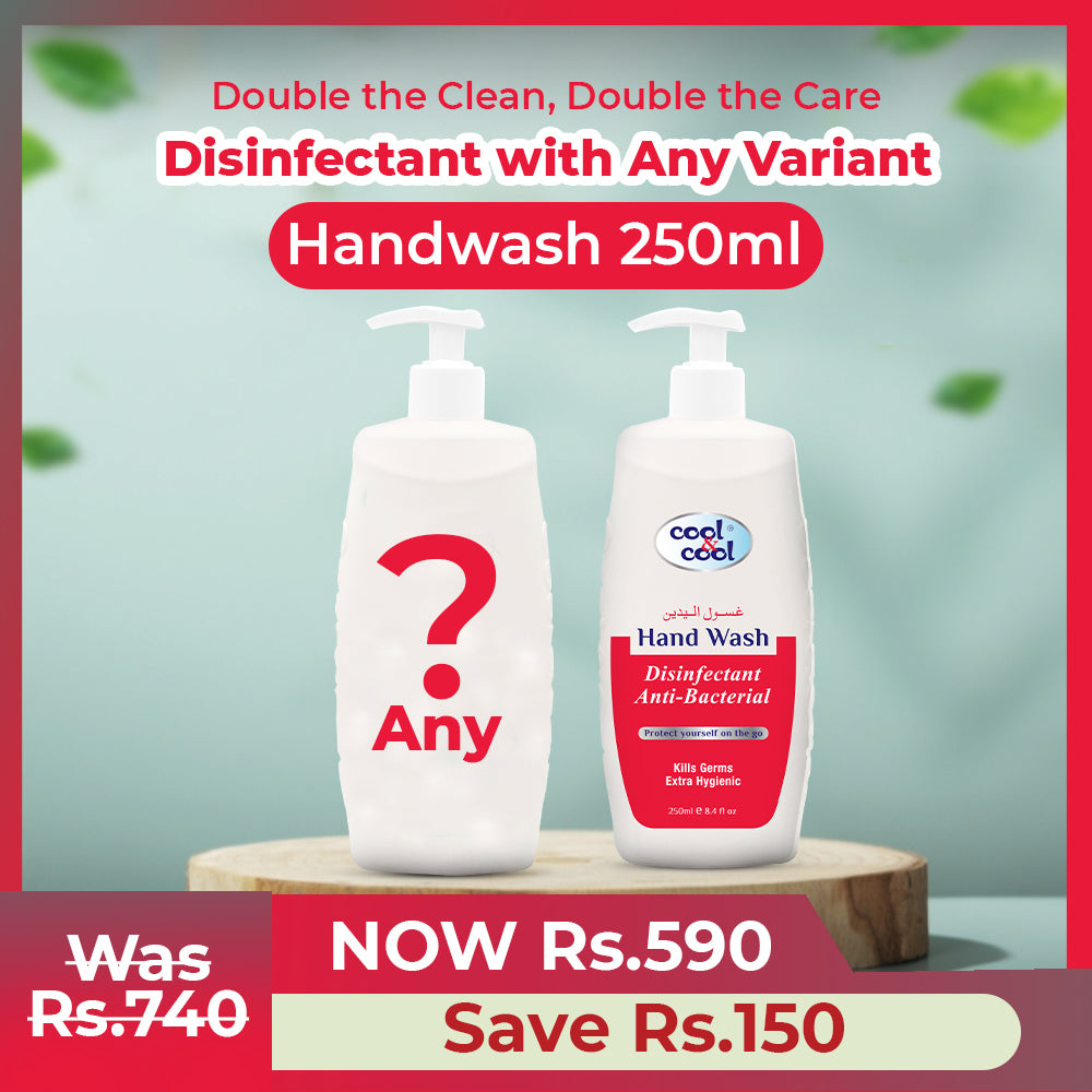 Disinfectant with Any Variant combo (Handwash 250ml)