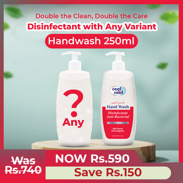 Disinfectant with Any Variant combo (Handwash 250ml)