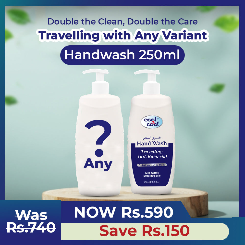 Travelling with Any Variant combo (Handwash 250ml)